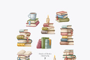 Books clipart bundle, an Education Illustration by Anastasiya Klempach (Thumbnail 6 of 14)