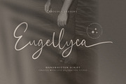 Eugellyca Handwritten Script, a Script Font by Creatype Studio (Thumbnail 1 of 9)