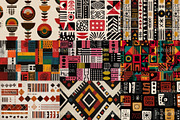 25 African Heritage Backgrounds, a Texture Illustration by Incomelion (Thumbnail 2 of 11)