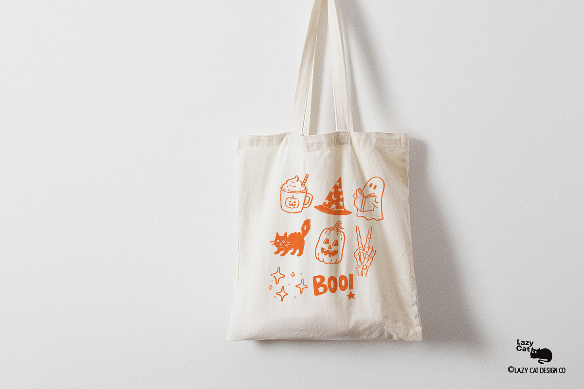 Halloween Hand-Drawn Doodles, an Object Graphic by Lazy Cat (Photo 2 of 7)