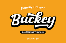 Buckey Bold Script Typeface