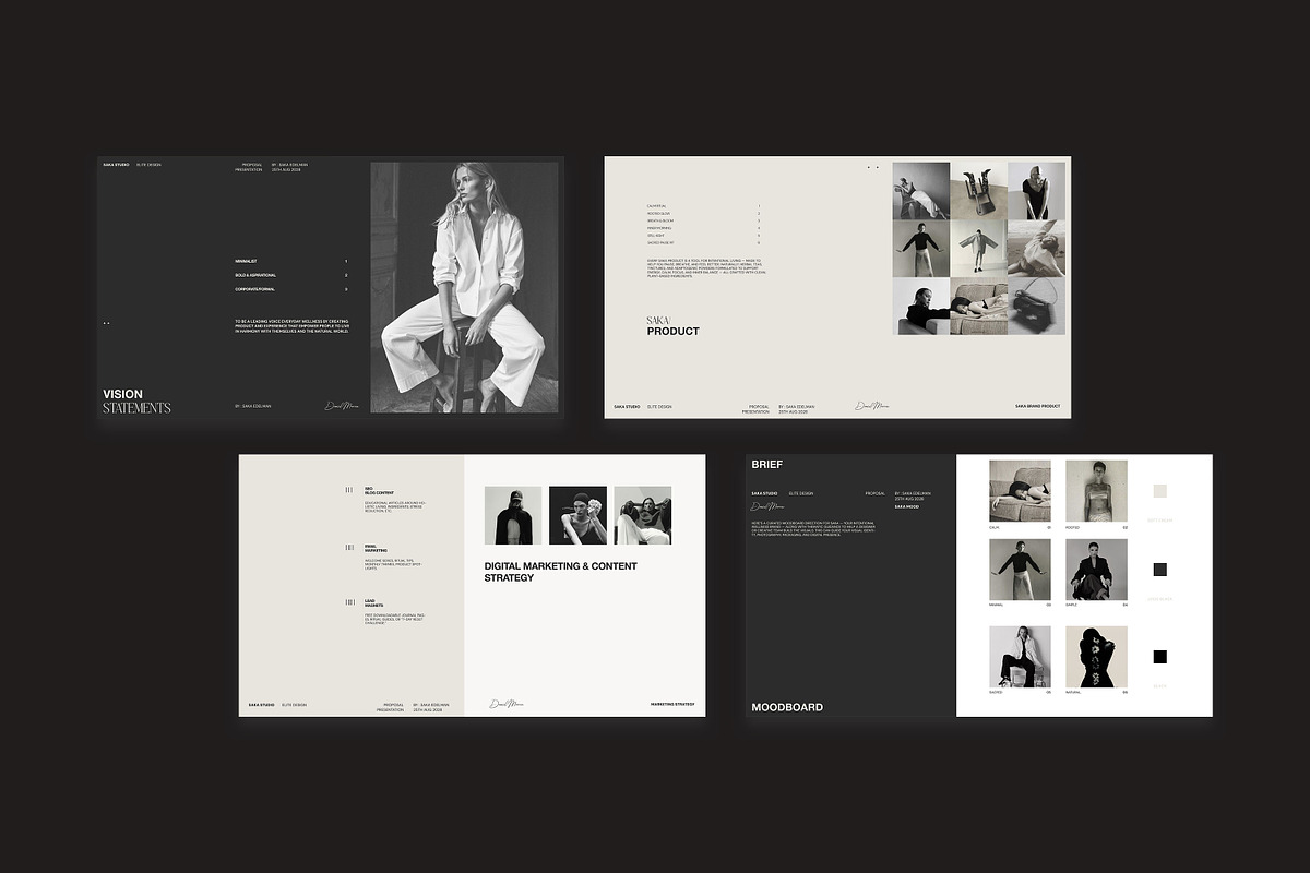 SAKA | Brand Proposal Template, a Presentation Template by Graphpexel (Photo 7 of 10)