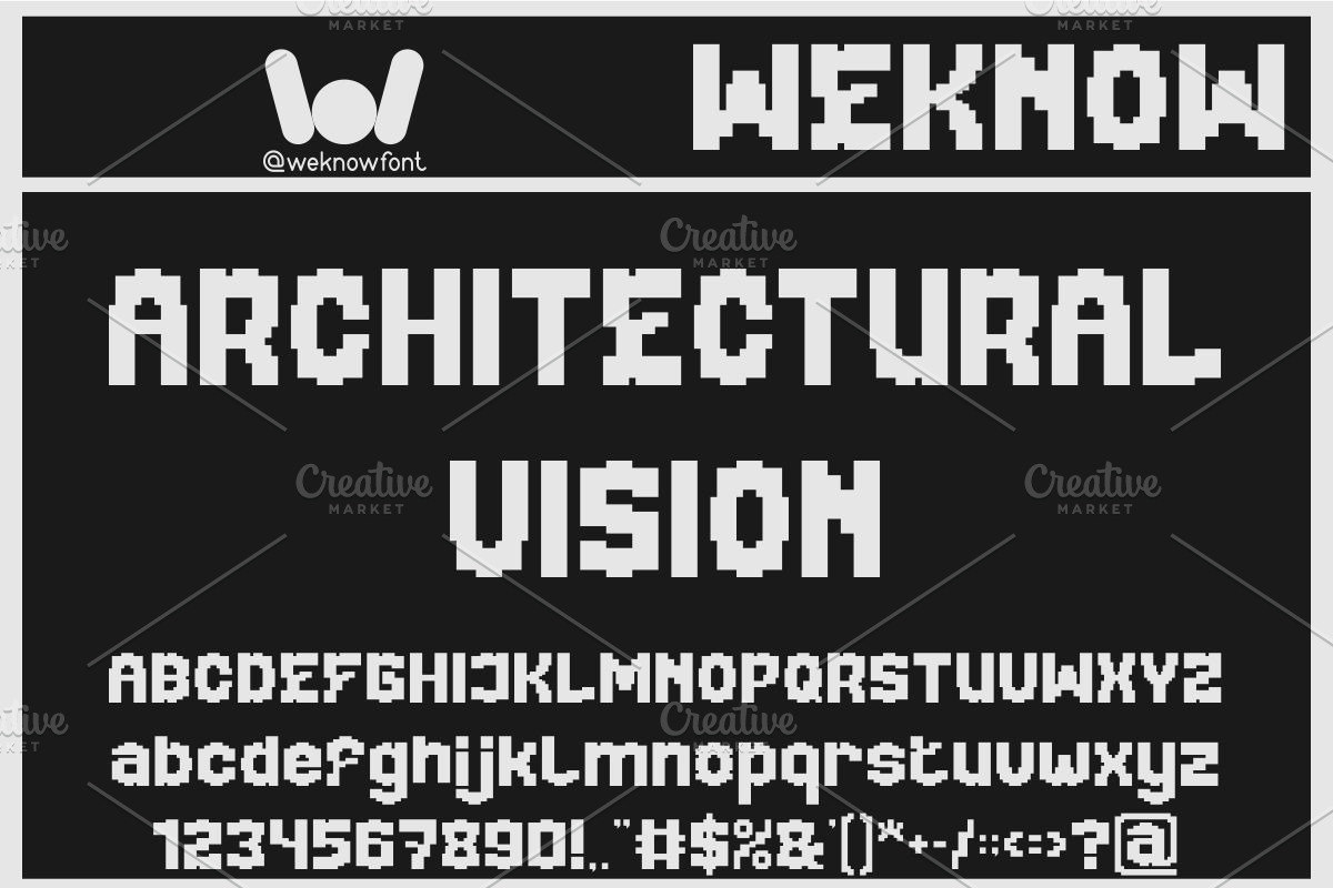Equalizer font, a Font by weknow (Photo 3 of 8)