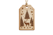 Christmas 3D Laser  Cut Gift Tags, a Decorative Illustration by Creative design (Thumbnail 5 of 7)