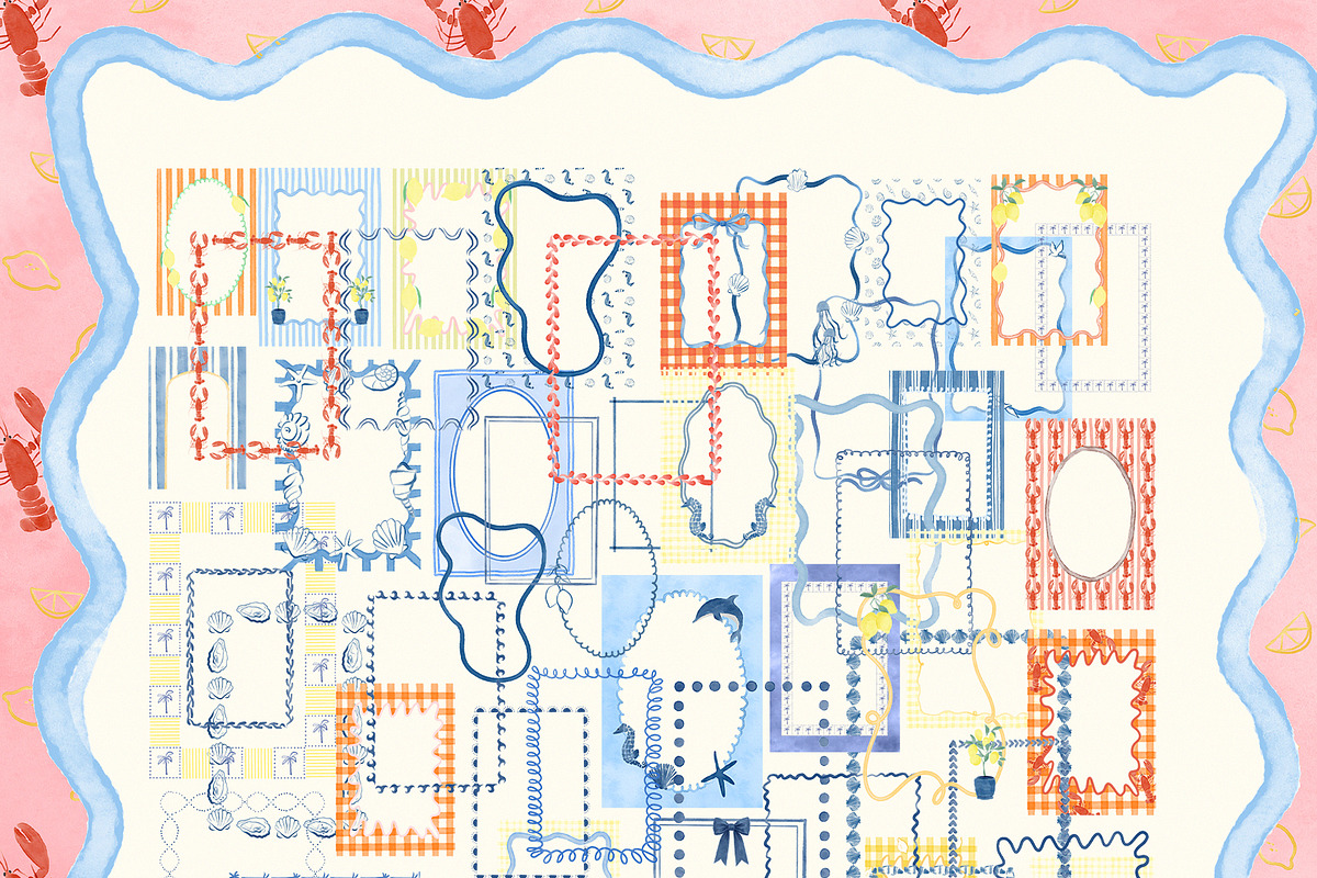 Seaside Whimsy - illustration & more, an Object Graphic by Purple (Photo 10 of 12)