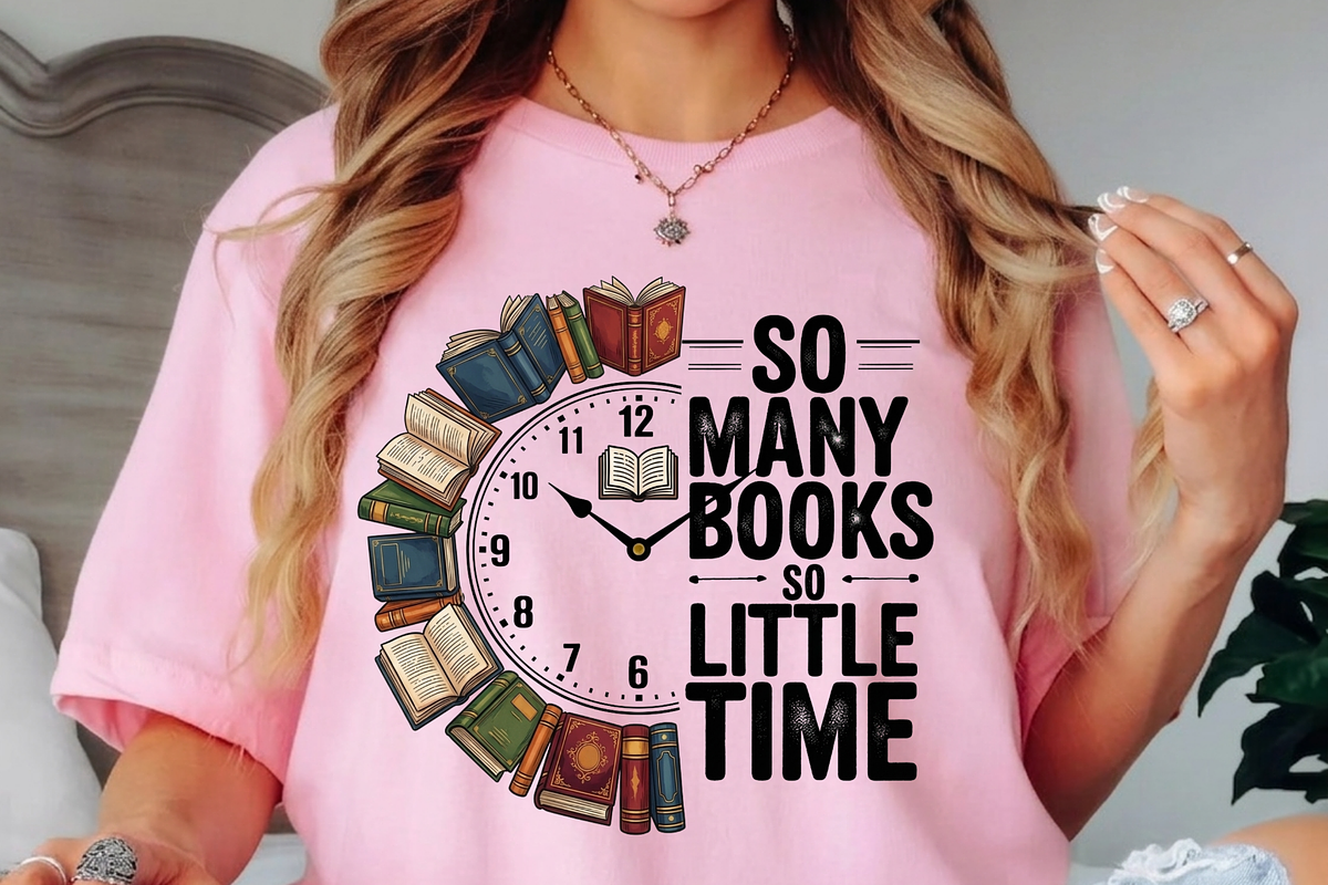 So Many Books So Little Time PNG, a Graphic by Vector Portal (Photo 8 of 9)