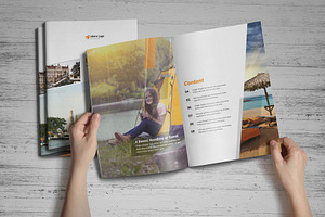 Holiday Travel Brochure Design V4