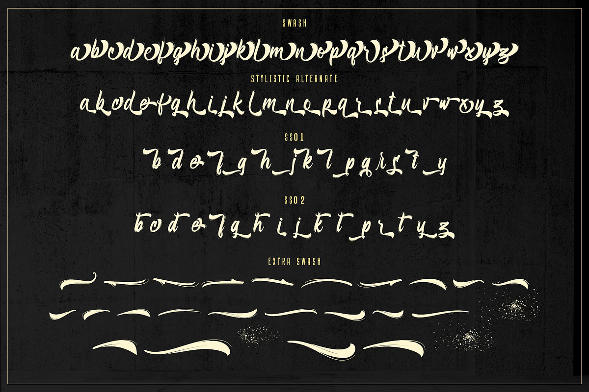 Bellsmore Brush Script, a Script Font by Rochart (Photo 17 of 18)