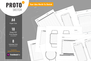 Wireframe Sketch Printable