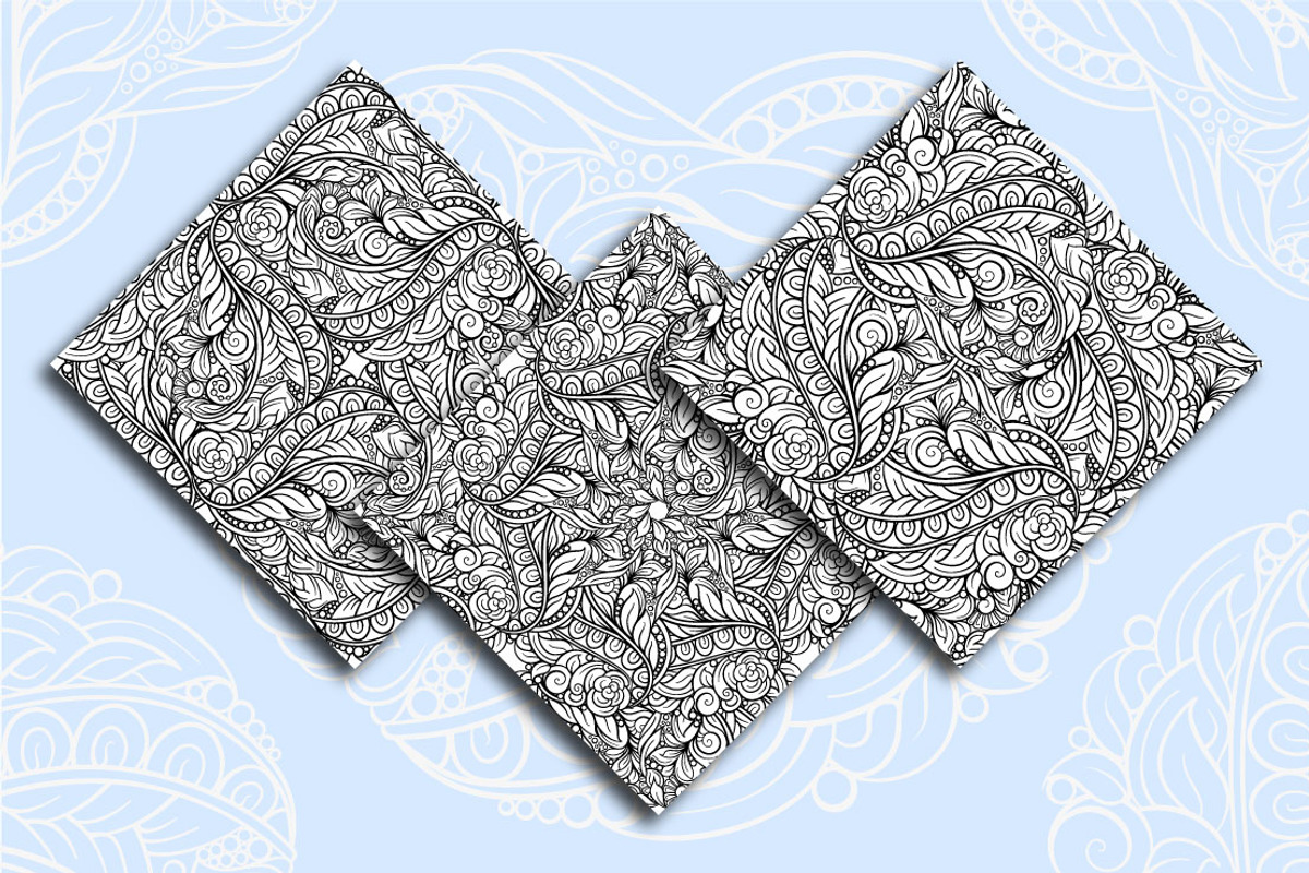 Black and white patterns mini-set, a Pattern Graphic by Graphic Magic