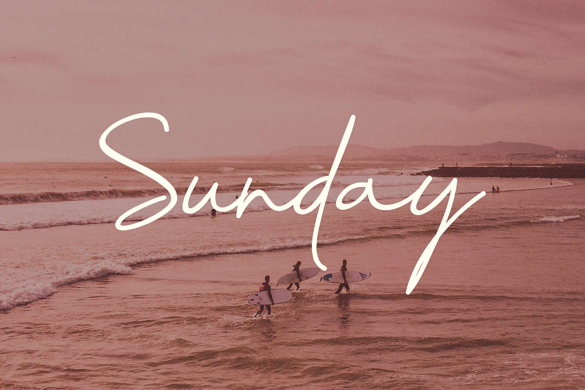 Coastline Calligraphy Signature Font, a Handwritten Font by UICreative (Photo 4 of 13)