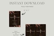 Chocolate Theme Wedding Invitation, an Invitation Template by InvitingStorys (Thumbnail 10 of 12)