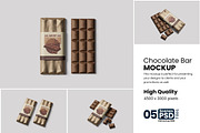 Editable Chocolate Bar Mockup, an Advertising Mockup by bimockup (Thumbnail 1 of 6)
