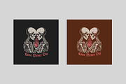Couple Love Graphic T-shirt Design, a Stationery Template by MightyDesign (Thumbnail 3 of 6)