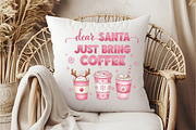 Dear Santa Just Bring Coffee Png, an Illustration by DreamCafeArt (Thumbnail 6 of 6)