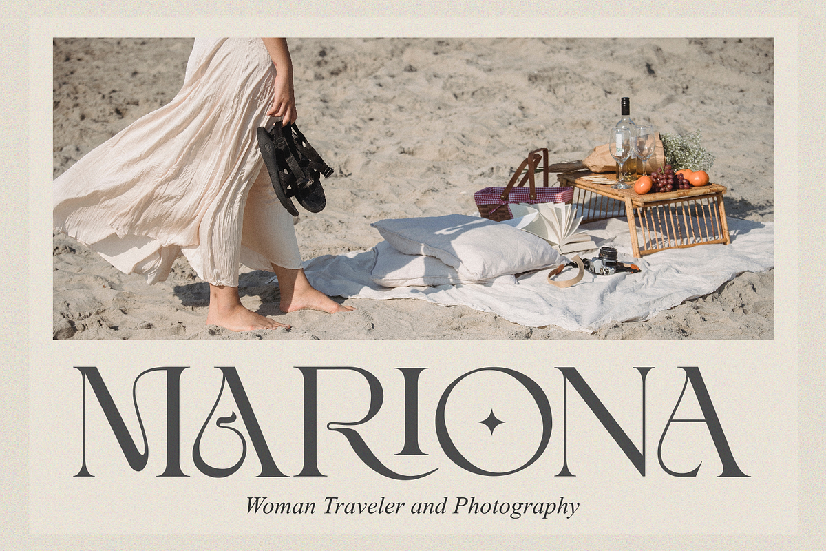 Karima A Modern Stylist Font, a Serif Font by zeenesia (Photo 7 of 20)