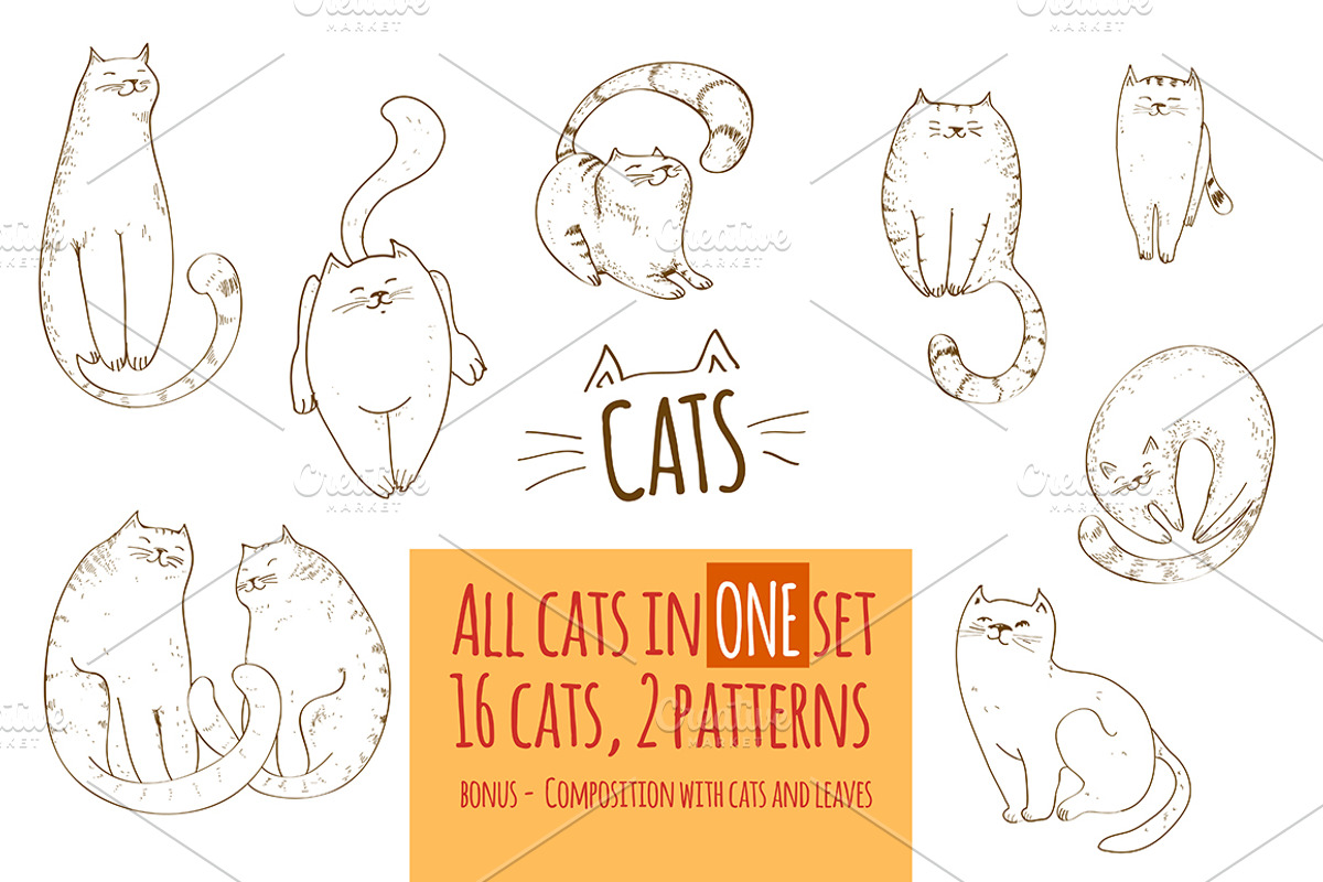 Big cats collection, an Animal Illustration by Alena Kaz (Photo 1 of 5)