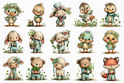 Whimsical St Patrick's Day Clipart, an Illustration by Craft Nest (Thumbnail 6 of 11)