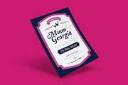 Poetic Wedding Invitation Template, an Invitation Template by dokudokunomi (Thumbnail 3 of 4)