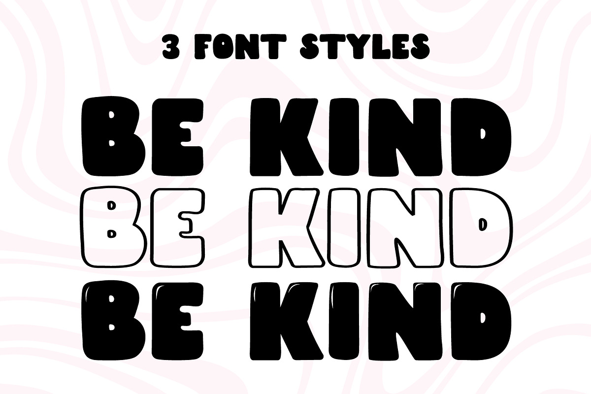 Bubbly Love A Playful Bubbly Font, a Handwritten Font by Prestige Artsy Studio (Photo 6 of 10)