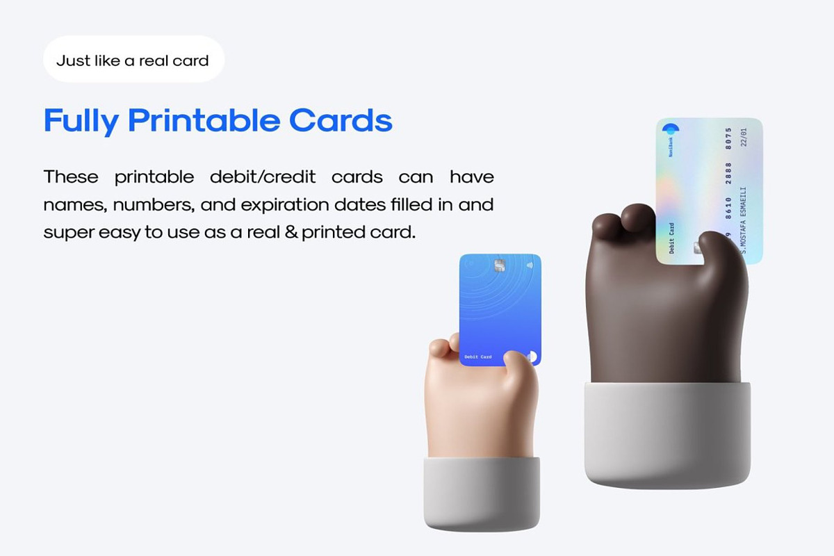 Nomi Card, a Finance Illustration by Lumina_ui_ux202 (Photo 2 of 6)