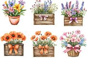Colorful Flowers Arrangements, an Illustration by Designking (Thumbnail 4 of 5)