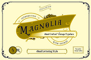 Magnolia Vintage Font, a Serif Font by Angin Studio (Thumbnail 2 of 8)