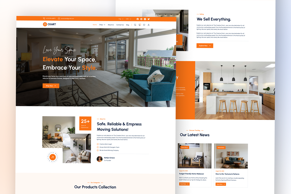 Ckart - E-commerce Website UI Kit, an UI Kit Template by UI/UX Ocean (Photo 3 of 6)