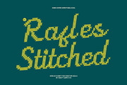 CS Rafles Stitched, a Script Font by Craft Supply Co. (Thumbnail 1 of 8)
