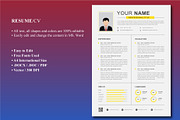 Professional Resume/CV Template, a Resume Template by Blue Digital Studio (Thumbnail 2 of 2)