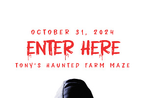 Haunted Farm Maze Flyer