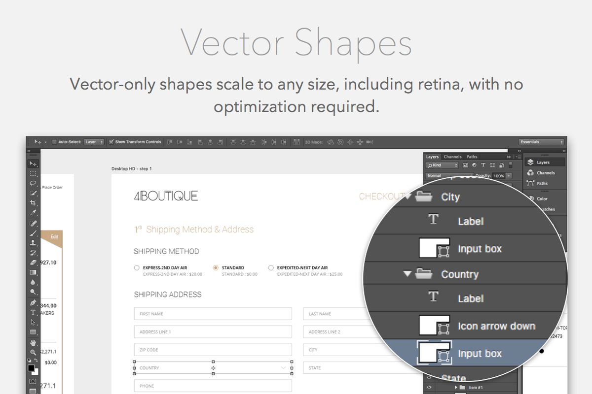 4Boutique Ecommerce UI KIT Bundle, an UI Kit Template by 4EB Studio (Photo 6 of 10)