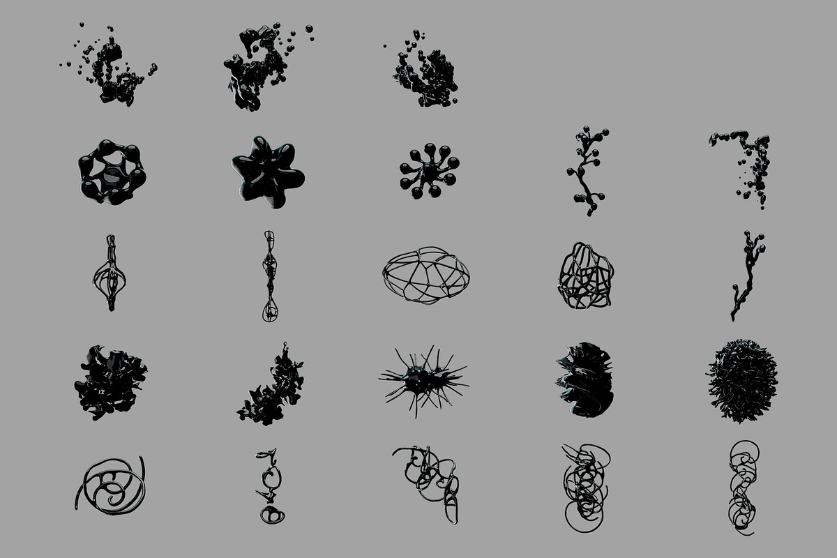Cyber Coral - Abstract 3D Shapes, an Object Graphic by Dirtybarn (Photo 4 of 7)