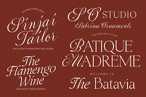 The Marten Mansion - Serif Font