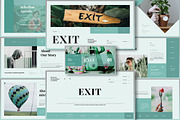 Exit - Power Point & Google Slide, a Presentation Template by Raseuki (Thumbnail 1 of 5)