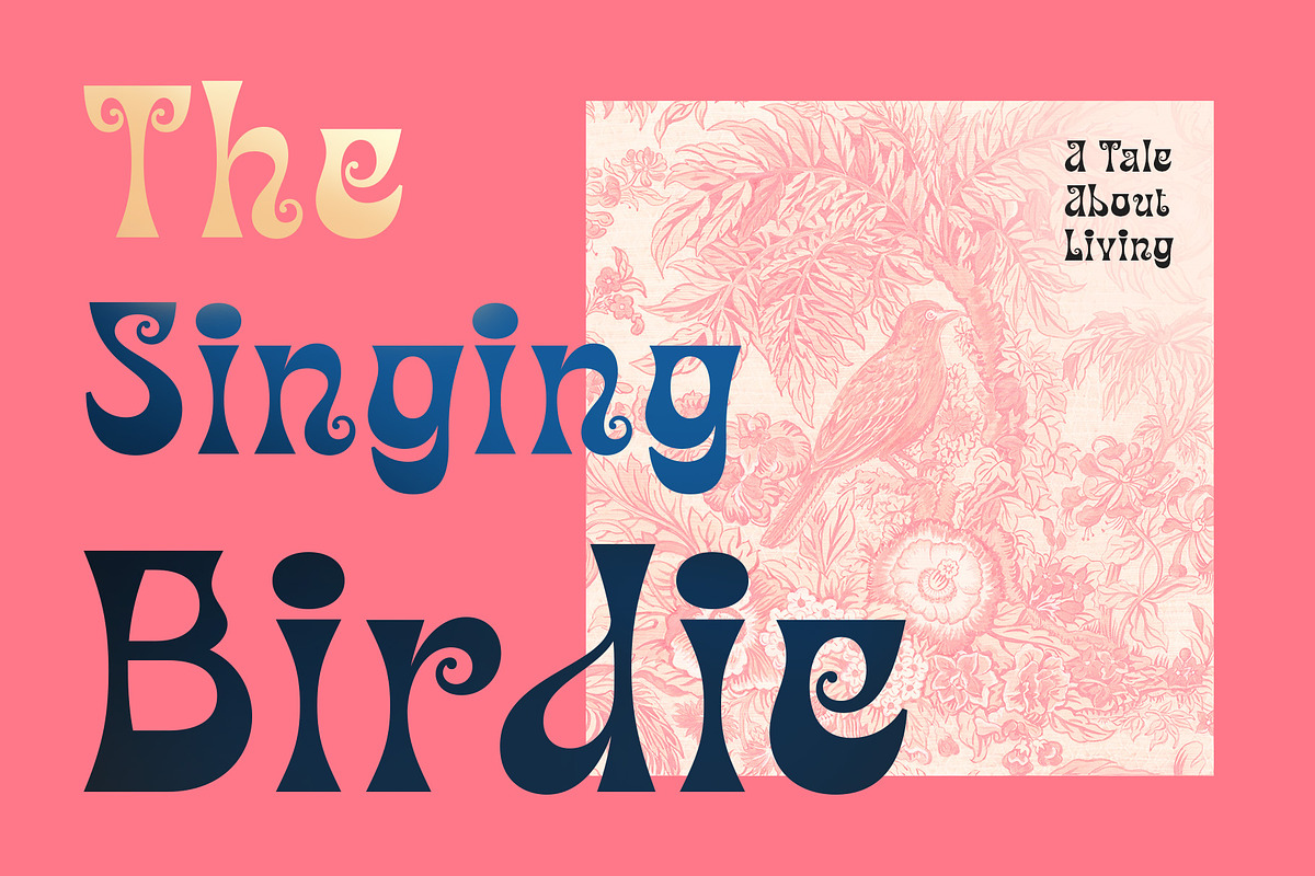 CS Flamour – Fantasy Font, a Sans Serif Font by Craft Supply Co. (Photo 2 of 8)