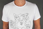 30 Dogs line drawings. Dog breeds, an Outline Icon by velychko.ua (Thumbnail 3 of 9)