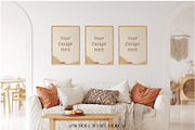 Frame & Wall Mockup Bundle - 7, a Print Template by Yuri-U (Thumbnail 4 of 27)