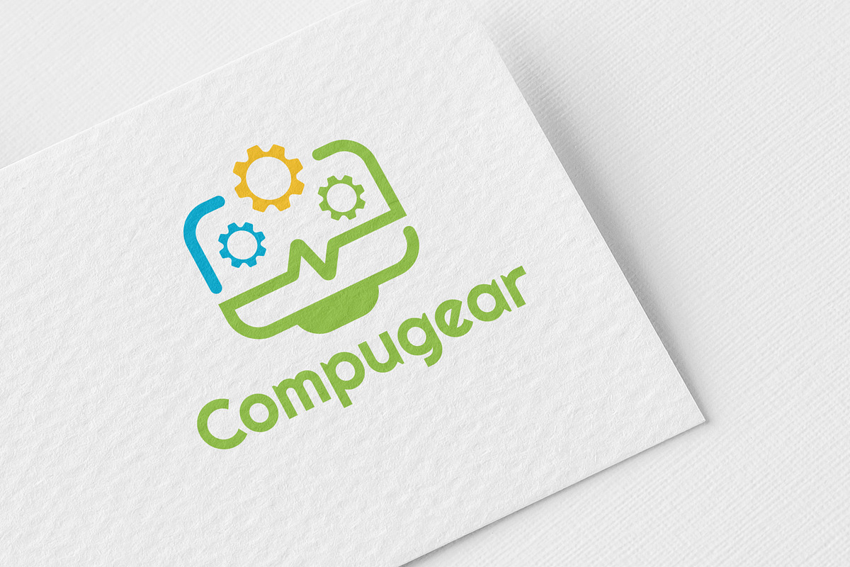 Compugear Logo Template, a Branding & Logo Template by BdThemes