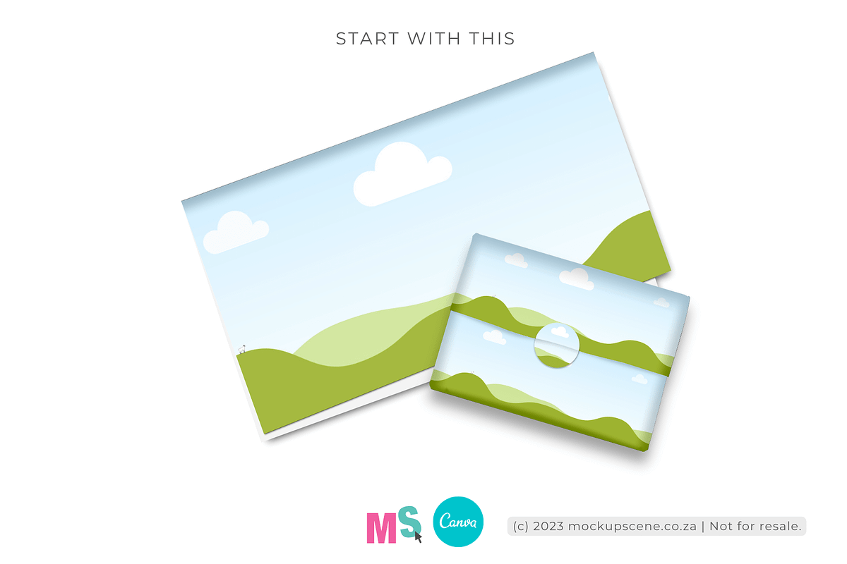 Gift Wrap Mockup Set for Canva, a Mockup by Mockup Scene (Photo 19 of 20)