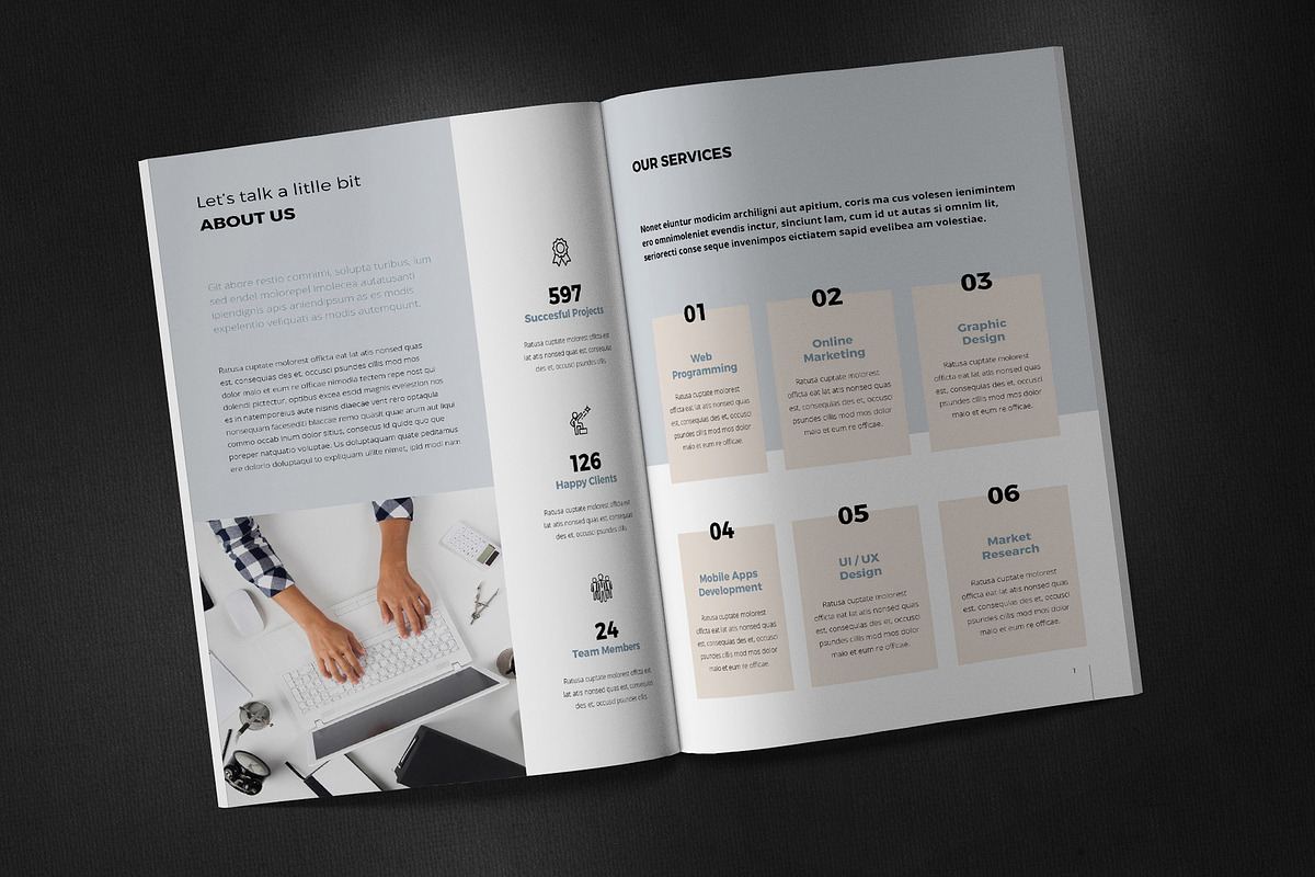 Canva Proposal Template, a Marketing Template by Sabin (Photo 2 of 7)