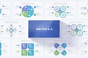 MATRIX V.2 PowerPoint Infographics