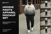 5 Mockups Hoodie and Pants Apparel, a Hoody Mockup by Grow Design Craft Studio (Thumbnail 1 of 7)