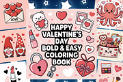 Happy Valentine's Day Bold & Easy, a Seasonal Illustration by Design Zone (Thumbnail 3 of 5)