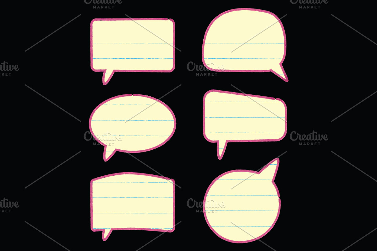 Arrows and quotes vector collection preview 5