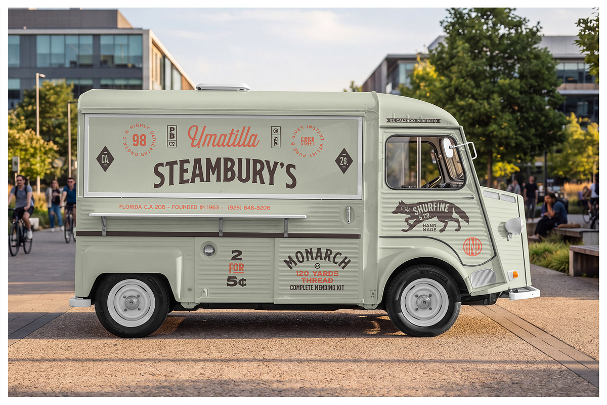 Food Truck Mockups - Vehicle Mockups, an Advertising Mockup by Mr.Mockup™ (Photo 9 of 14)