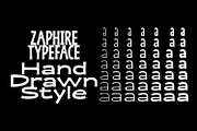 Zaphire - Typeface, a Script Font by Ridha-38.lineart (Thumbnail 6 of 7)