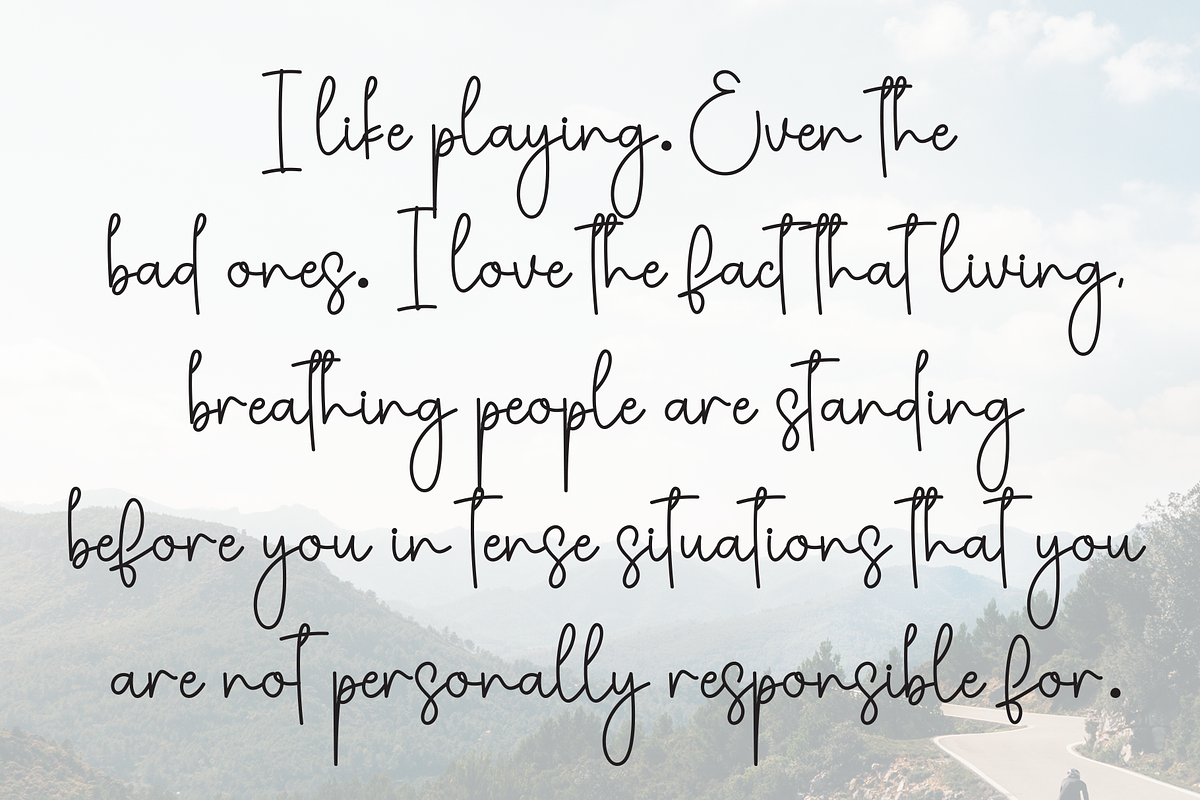 Homestay | Script Font, a Handwritten Font by Scratchones (Photo 6 of 8)