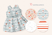 Bonjour graphic collection, a Pattern Graphic by SurfaceStories (Thumbnail 2 of 8)