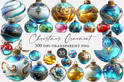 Minimalist Christmas Ornament Clipar, an Illustration by Designworld (Thumbnail 1 of 4)